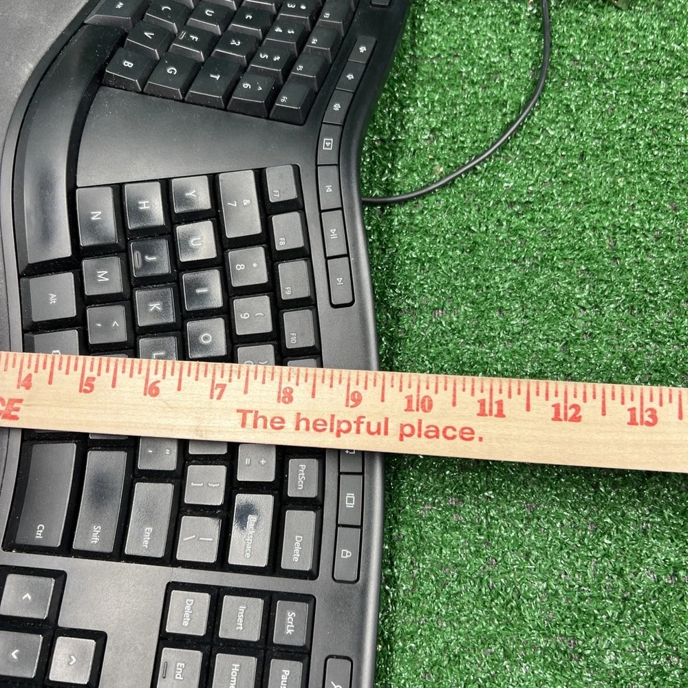 Microsoft Ergonomic Keyboard 1878 Wired USB 2.0‎ Black Tested